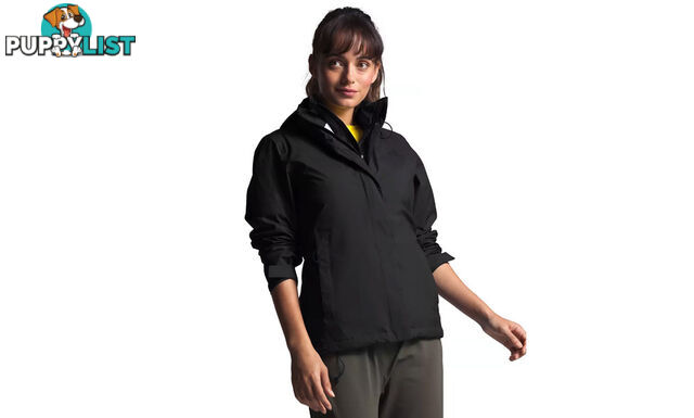 The North Face Venture 2 Womens Waterproof Jacket - TNF Black/TNF Black - XS - NF0A2VCRKX7-RXS