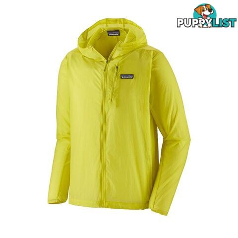 Patagonia Houdini Mens Lightweight Running Jacket - Chartreuse - XL - 24142-CHRT-XL