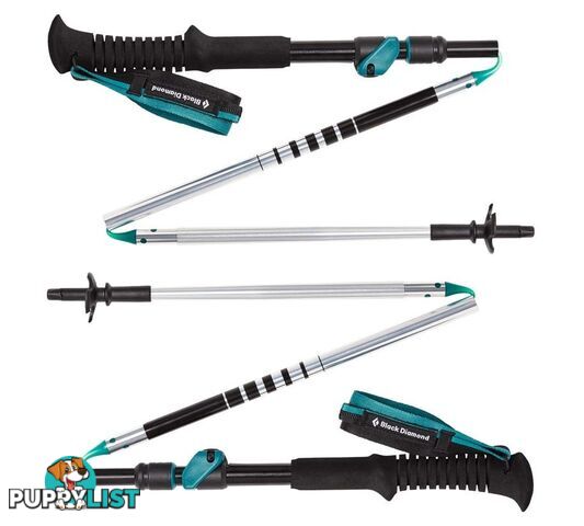 Black Diamond Womens Distance FLZ Lightweight Hiking Poles S18 - 125cm - BD11220700001251