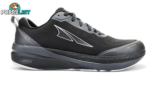 Altra Paradigm 5 Mens Road Running Shoes - Black - 12.5 - AL0A4VQO000-125