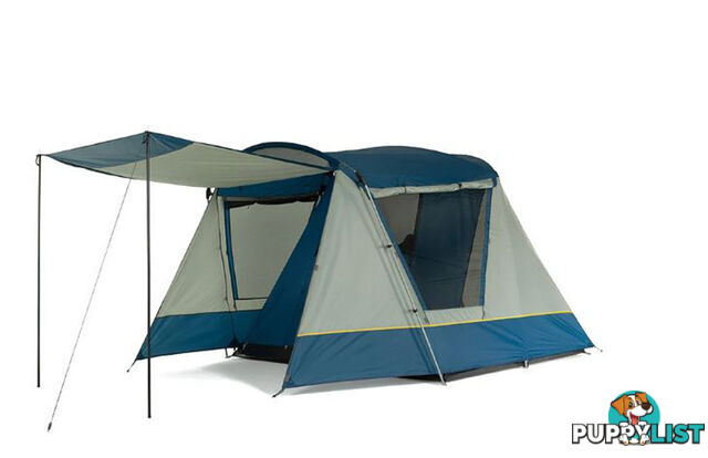 OZtrail Family 4 4-Person Dome Tent - Blue/Grey - DTE-FA04-E