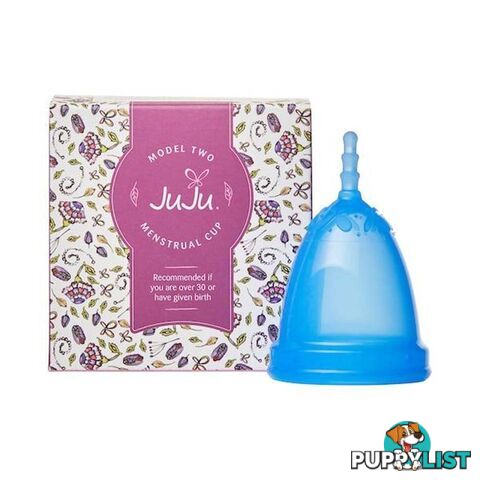 JuJu Menstrual Cup - Blue - Model 2 - M2-B