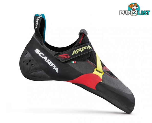 Scarpa Arpia Mens Climbing Shoes - Black/Red - 7.5US / EU40 - SCA20065-Black-Red-40