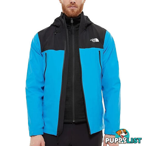 The North Face Tente Futurelight Mens Waterproof Jacket - Clear Lake Blue/TNF Black - L - NF0A4AHJME9-W0L