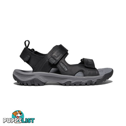 Keen Targhee III Open Toe Mens Hiking Sandals - Black Grey - US 8H - 1022422-8H