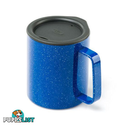 GSI Glacier Stainless Camp Cup - Blue Speckle - 295ml - F550-63212