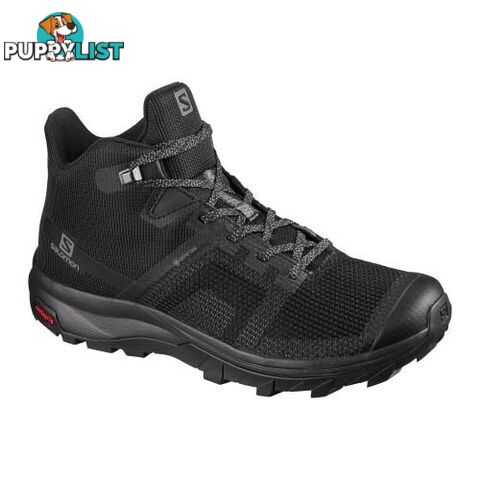 Salomon Outline Prism Mid GTX Womens Hiking Shoes - Black/Qush - 8US - 411211-065