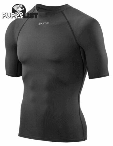 SKINS DNAmic Force Mens Short Sleeve Compression Top - Black - SWDF00010049001