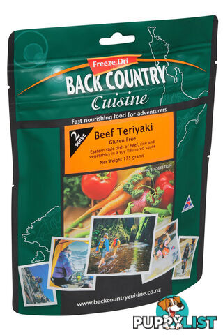 Back Country Cuisine Freeze Dried Meal - Beef Teriyaki - Regular - BC407