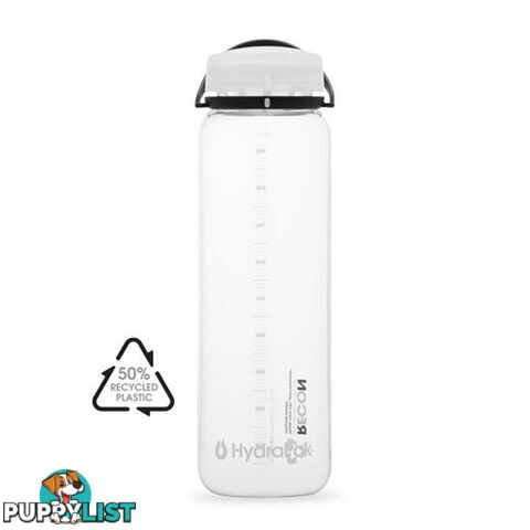 Hydrapak Recon Water Bottle - 1L - White - HYD-BR02W