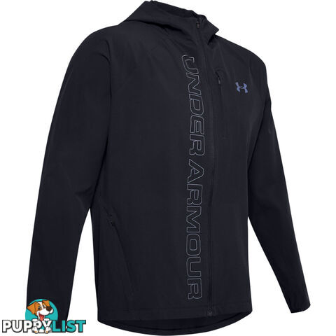 Under Armour Qualifier Outrun The Storm Mens Running Jacket - Black - XXL - 1350173-001-XXL