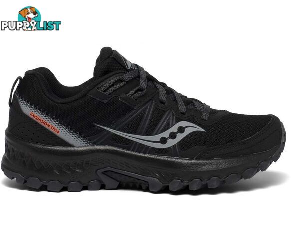 Saucony Excursion TR14 Womens Trail Running Shoes - Black/Charcoal - 7.5 - S10584-1-75