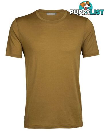 Icebreaker Merino Tech Lite SS Crewe Mens T-Shirt - CURRY - L - 103860703L