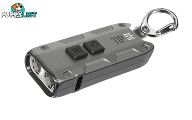 Nitecore Tip 700 Lumen USB Rechargeable LED Key Chain Flashlight - Grey - TIP-SE-GRY