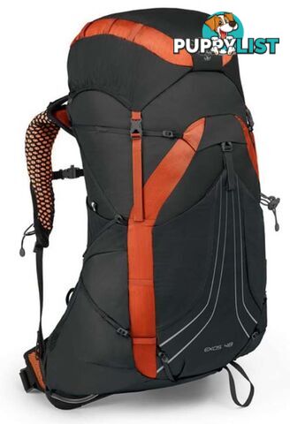 Osprey Exos 48L Lightweight Backpack - Blaze Black-L - OSP0725-BlazeBlac-L