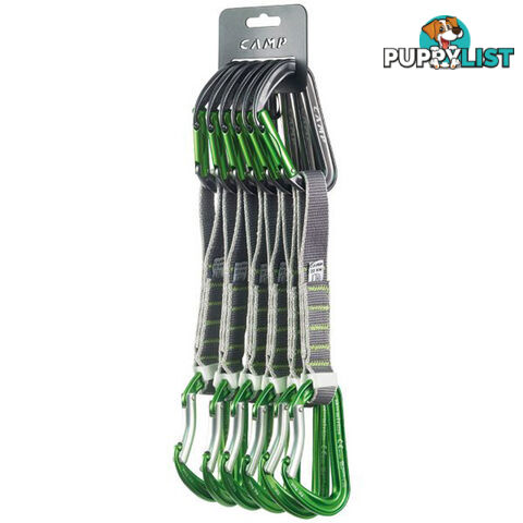 CAMP Photon Express KS Quickdraw Set - Grey/Green - 6 x 11cm - CAMP2880