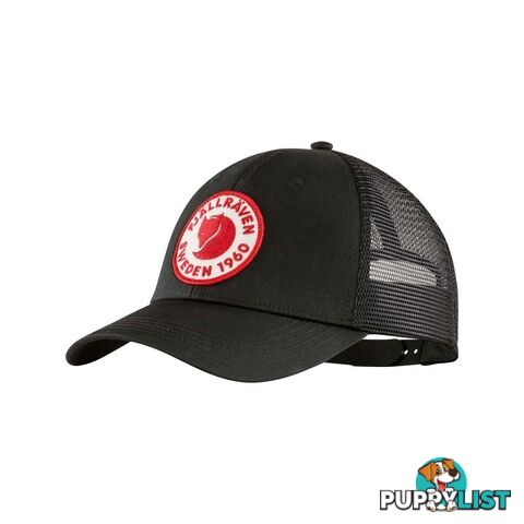 Fjallraven 1960 Logo Langtradarkeps Hat - Black - S/M - CF78138550SM