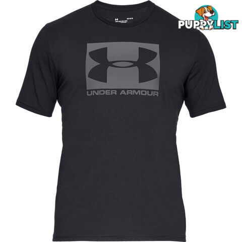 Under Armour Boxed Sportstyle Mens S/S T-Shirt - Black - XL - 1329581-001-XL