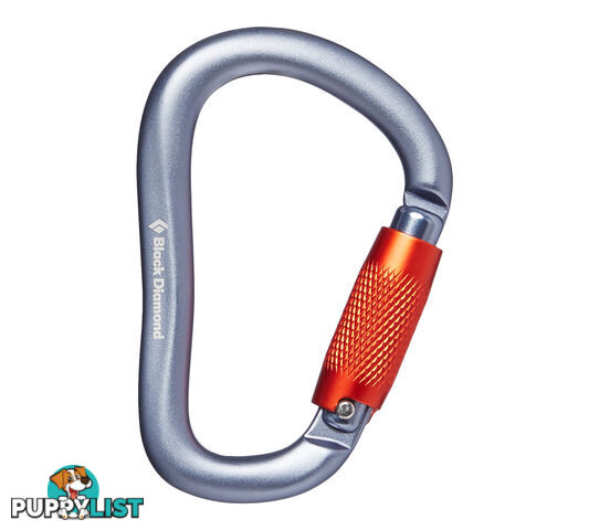 Black Diamond RockLock Twistlock Carabiner - Grey - BD2102581003ALL1