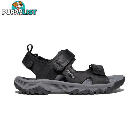 Keen Targhee III Open Toe Mens Hiking Sandals - Black Grey - US 11 - 1022422-11