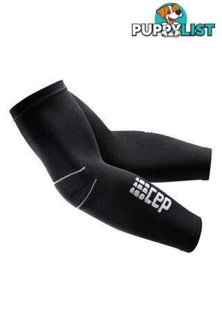 CEP Unisex Compression Arm Sleeves - Black/Grey - Length L1 - II - WS1AV12