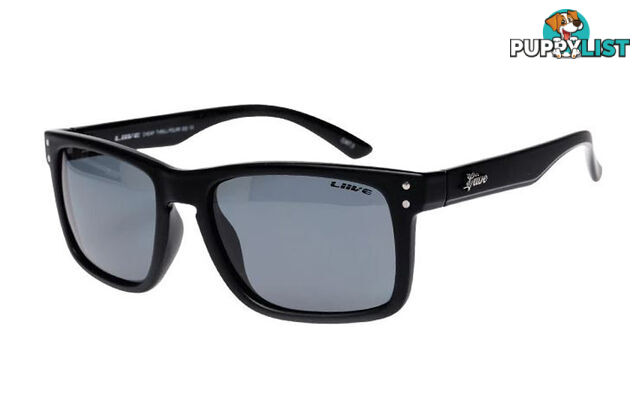 Liive Vision Cheap Thrill Polarised Sunglasses - Twin Blacks - L0355A