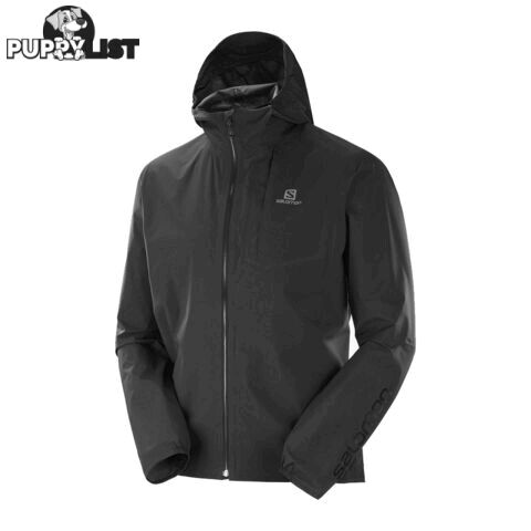 Salomon Bonatti Pro Mens Waterproof Running Jacket - Black - M - C11621-M