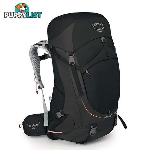 Osprey Sirrus 50L Womens Waterproof Hiking Backpack - Black - XS/S - OSP0612-Black-XSS