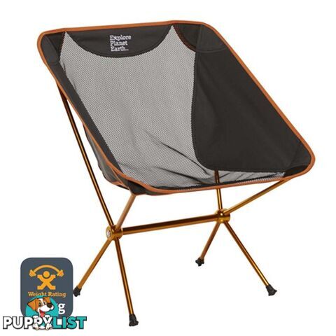 Explore Planet Earth Pegasus Chair - Black/Orange - CF1017