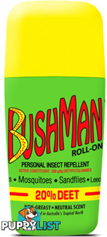 Bushman Roll-On 20% Deet Insect Repellent - 65 gm - BUS-RO-65