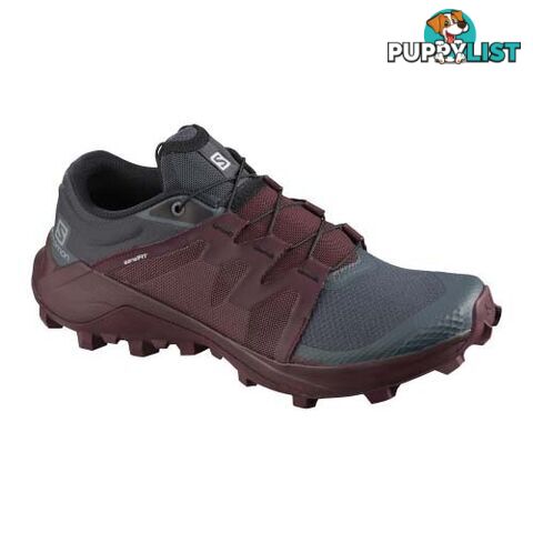 Salomon Wildcross Womens Trail Running Shoes - India Ink/Wine Tasting - 9US - 411172-075