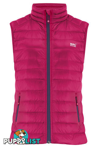 Mac In A Sac Alpine Womens Down Vest - Fuchsia - 8 - MAC-VEST-FUCHIA-8