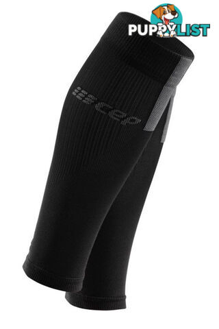 CEP 3.0 Mens Compression Calf Sleeves - Black/Dark Grey - WS50VX