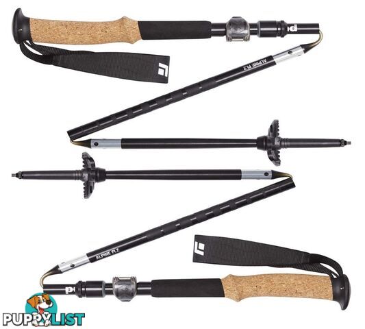 Black Diamond Alpine FLZ Lightweight Hiking Poles S18 - 140cm - BD11220300001401