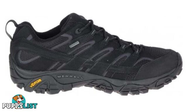 Merrell Moab 2 Goretex Mens Waterproof Hiking Shoes - Blackout - 8US - J599613-000-8