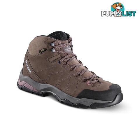 Scarpa Moraine PlUSMid GTX Womens Hiking Boots - Charcoal/Dark Plum - US6 / EU37 - SCA10104-Char-Plum-37