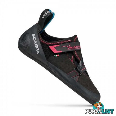 Scarpa Velocity Womens Climbing Shoes - Black/Raspberry - SCA20070-Black-Rasp