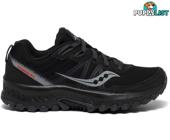 Saucony Excursion TR14 Womens Trail Running Shoes - Black/Charcoal - 6.5 - S10584-1-65