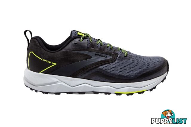 Brooks Divide 2 Mens Trail Running Shoes - Black/Ebony/Nightlife - 10.5US - 1103551D-029-105