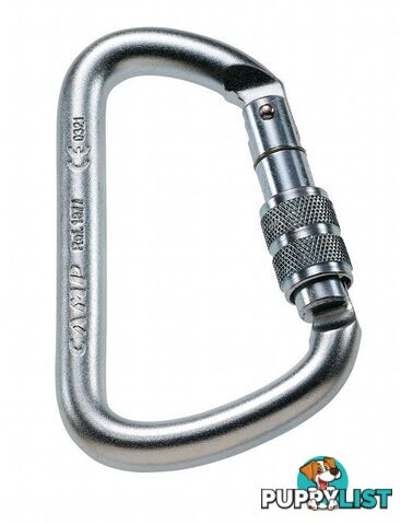 CAMP Steel HMS D Screw Gate Carabiner - CAMP1877