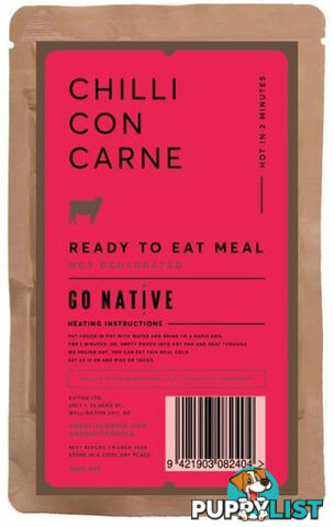 Go Native Chilli Con Carne Ready to Eat Meal - 1 Serve - SM2