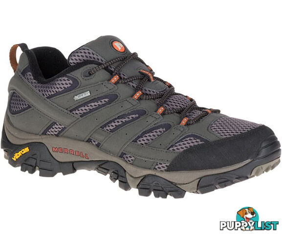 Merrell Moab 2 Goretex Mens (2E) Wide Waterproof Hiking Shoes - Beluga - J06039W