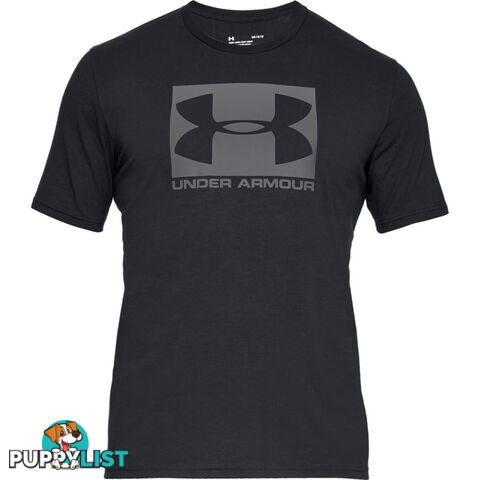 Under Armour Boxed Sportstyle Mens S/S T-Shirt - Black - MD - 1329581-001-MD