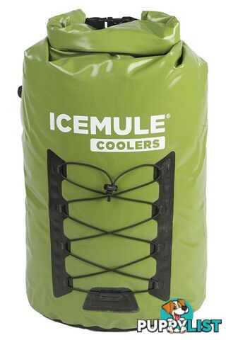 IceMule Pro 33L XLarge Waterproof Backpack Cooler Bag - Olive Green - 1015-OL