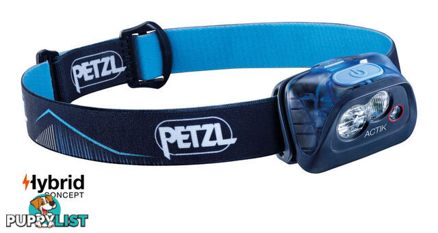 Petzl Actik 350 Lumen Multi-Beam Headlamp - Blue - L370-E099FA01