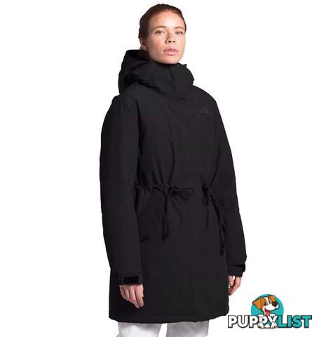 The North Face Metroview Womens Waterproof Trench Coat - TNF Black - XL - NF0A4AM1JK3-X1L