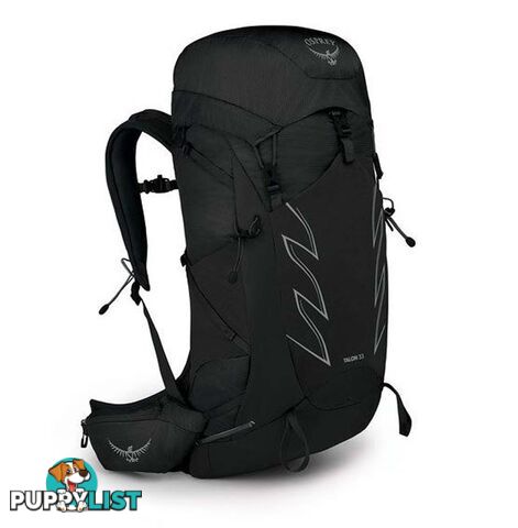 Osprey Talon 33 Mens Hiking Backpack - Stealth Black - L/XL - OSP0913-StealthBl-LXL