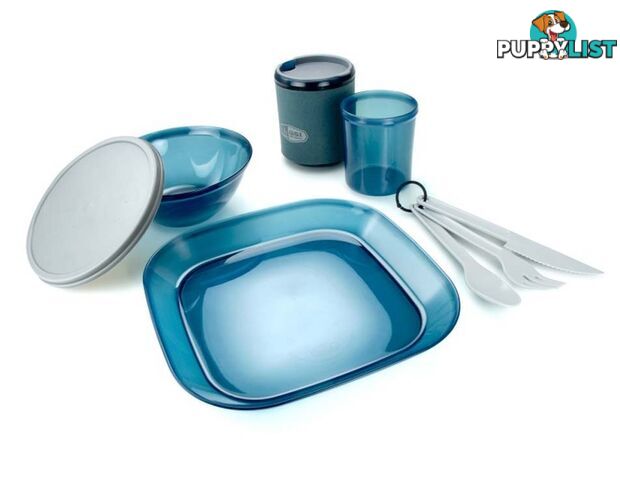 GSI Infinity 1 Person Dinner Plate Tableset - Blue - F550-75381