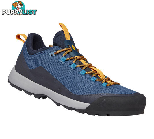 Black Diamond Mission LT Mens Approach Shoes - Eclipse/Blue Amber - 9 - BD58000191290901