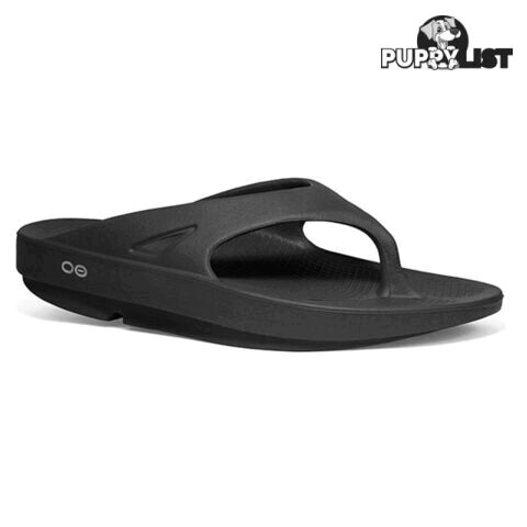 OOFOS Ooriginal Thongs - Black - M6/W8 - 1000BLKM6W8